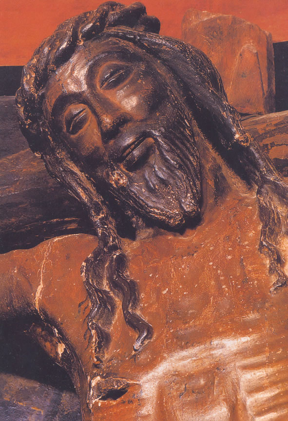 Christ en croix de la chapelle du Château de Javier (Espagne)