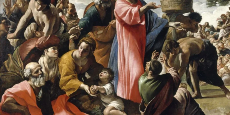 Giovanni Lanfranco - Miracle des pains et des poissons