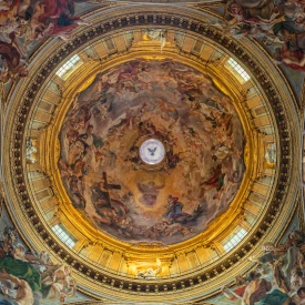 Fresque de l’Église du Gésu à Rome