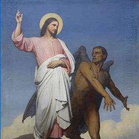 La Tentation du Christ - Ary Scheffer - Musée du Louvre