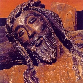 Christ souriant du château de Javier en Espafne
