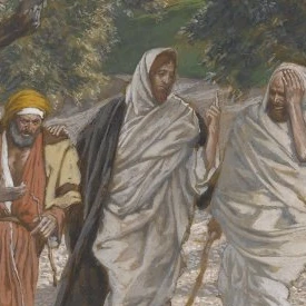 Brooklyn Museum - The Pilgrims of Emmaus on the Road (Les pèlerins d'Emmaüs en chemin) - James Tissot